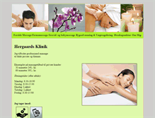 Tablet Screenshot of hklinik.dk